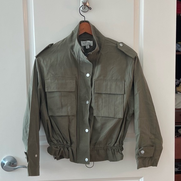 See U Soon Olive Green Lightweight Jacket Size Small NWT - Picture 3 of 16